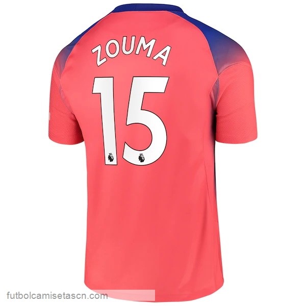 Camiseta Chelsea NO.15 Zouma 3ª 2020/21 Naranja